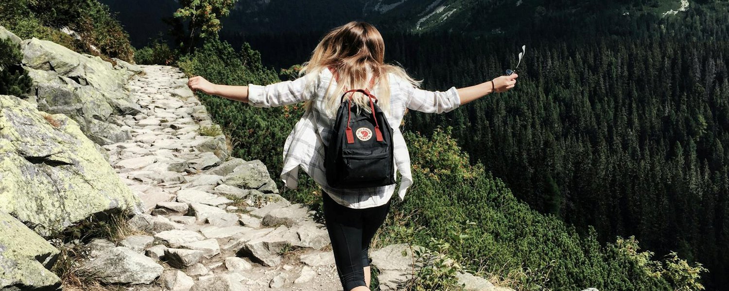 Woman Hiking